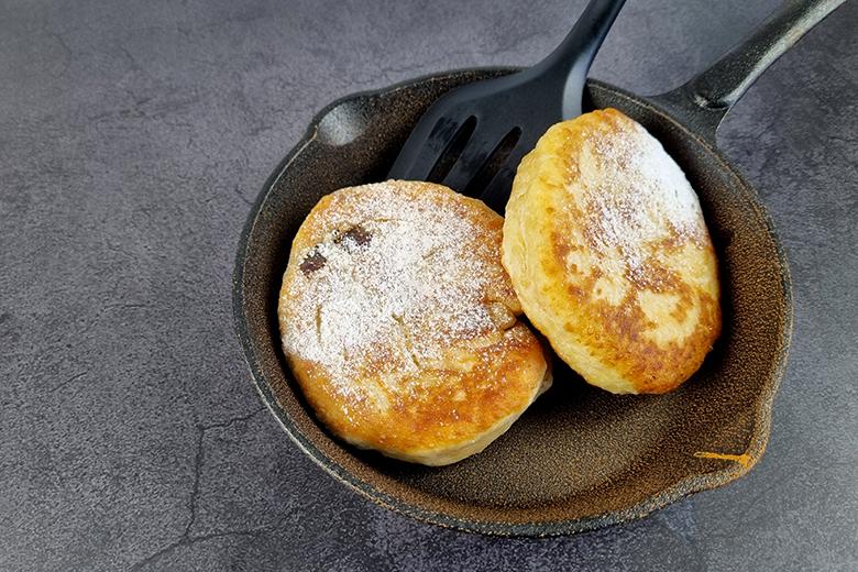 Hefeküchlein mit Buttermilch