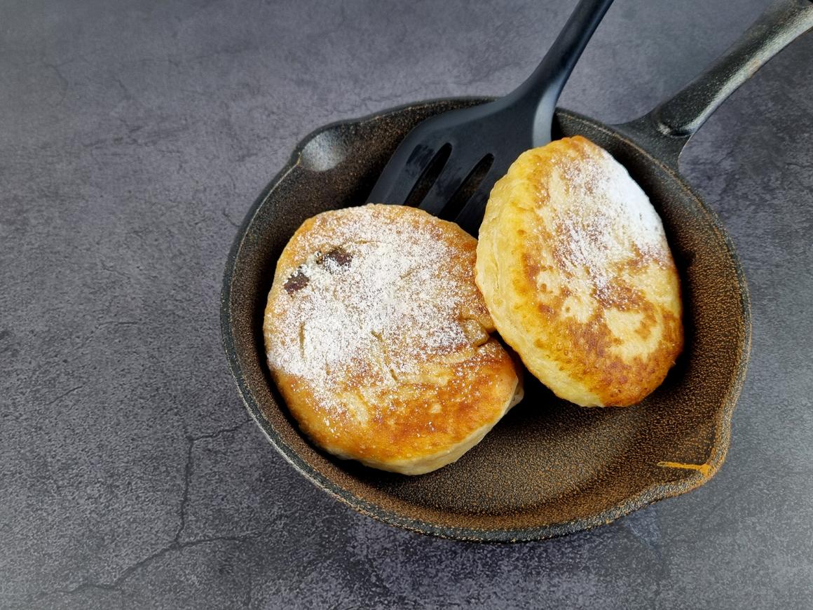 Hefeküchlein mit Buttermilch