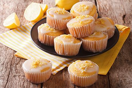 Vegane Zitronenmuffins