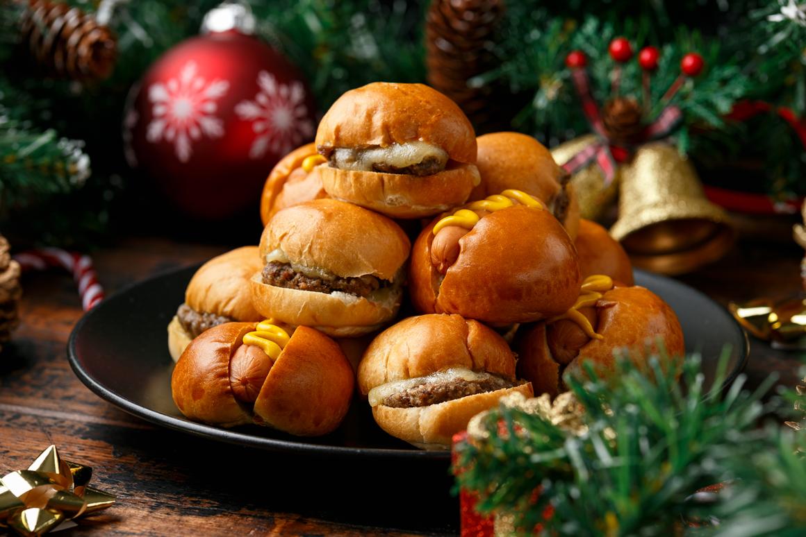 Mini Burger- und Hot Dogs