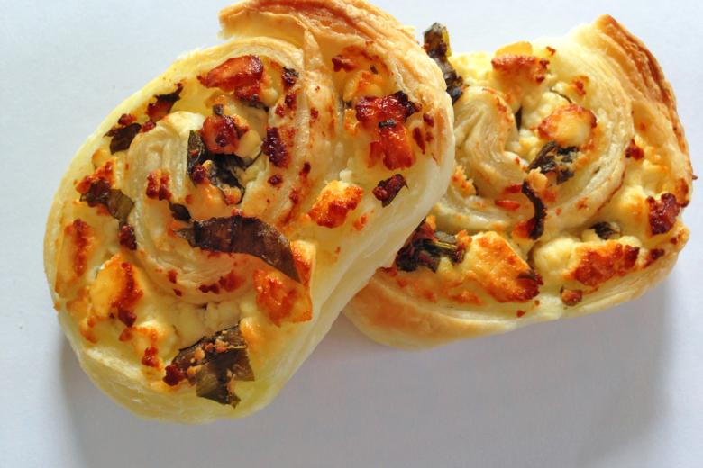Feta-Bärlauch-Schnecken