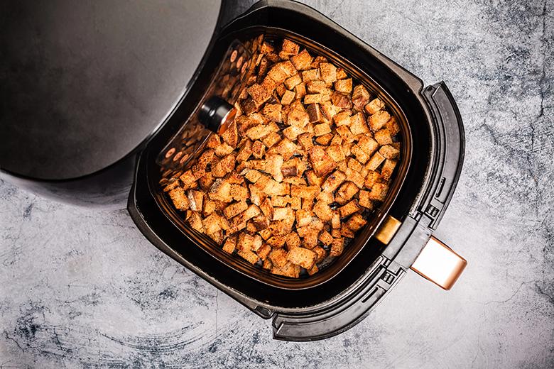 Croutons aus dem Air Fryer