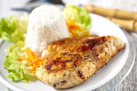 Madagassisches Poulet an Reis