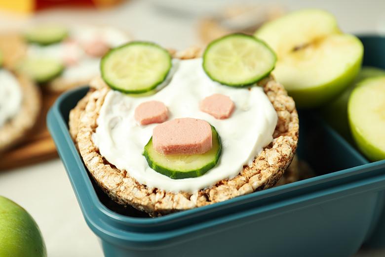 Reiswaffel-Sandwich für Kids