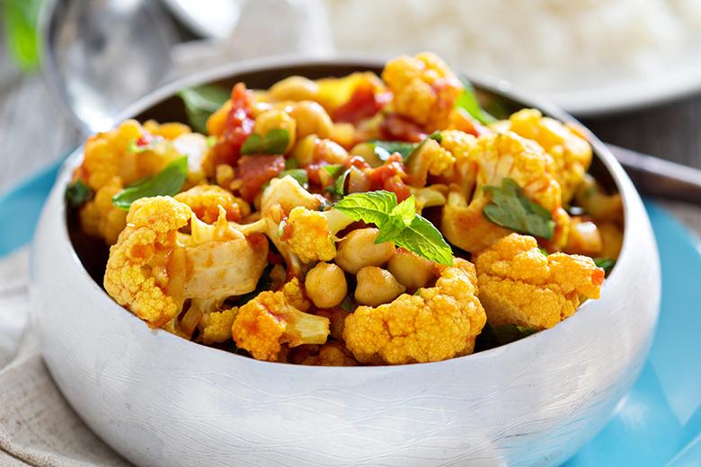 Veganes Blumenkohl-Curry