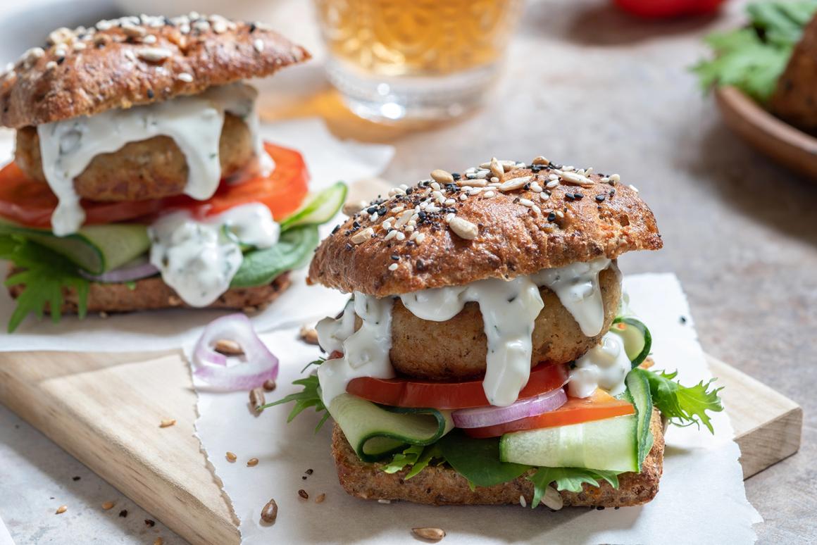 Gesunder Fischburger