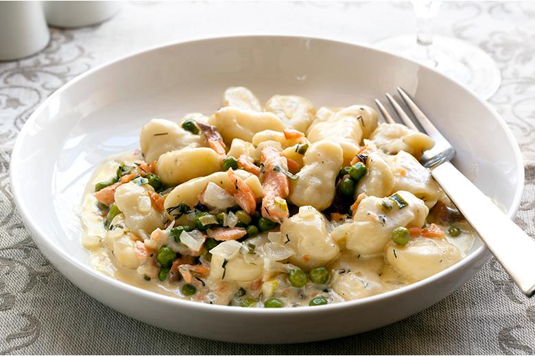 Gnocchi mit Räucherlachs
