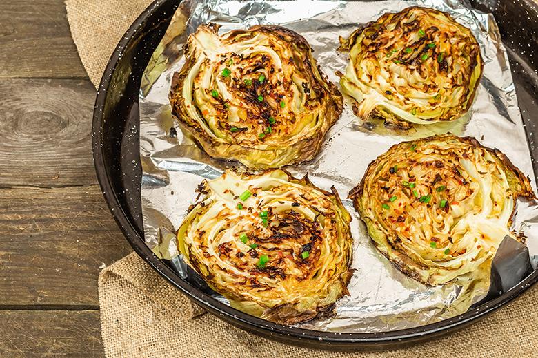 Blumenkohl-Steak aus der Heissluftfritteuse