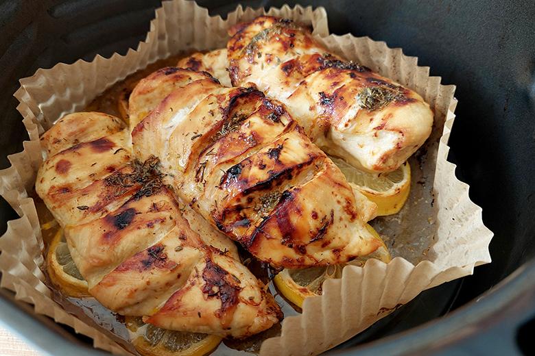 Mediterranes Poulet aus dem Airfryer