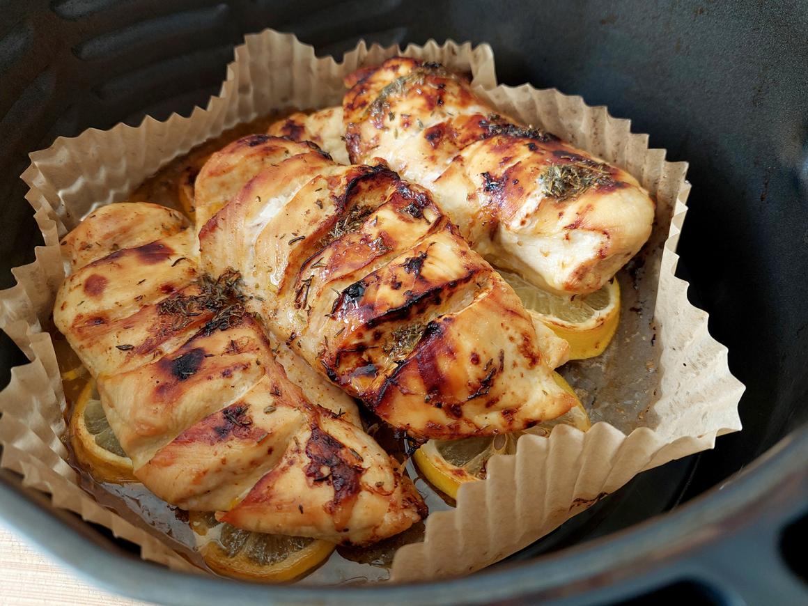Mediterranes Poulet aus dem Airfryer