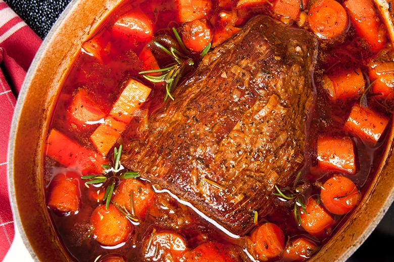 Saftiger Kalbsbraten