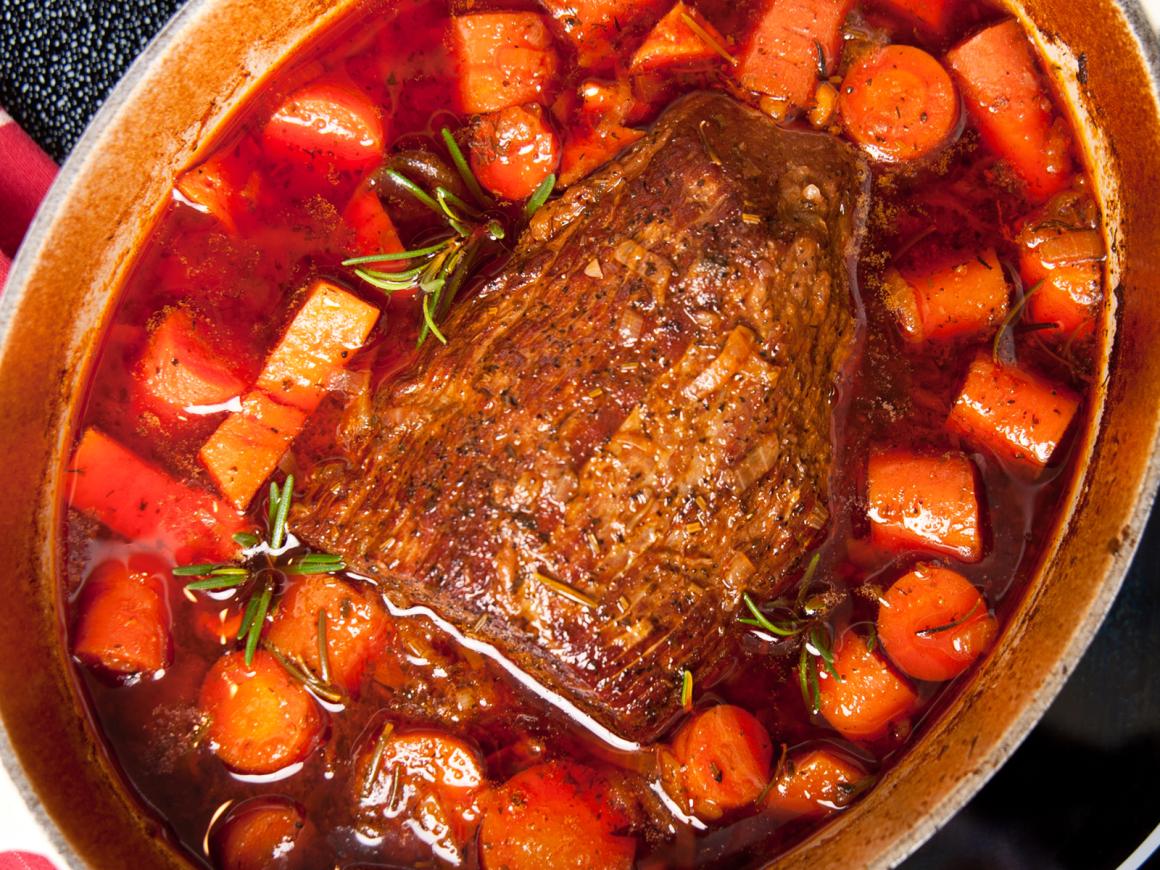Saftiger Kalbsbraten