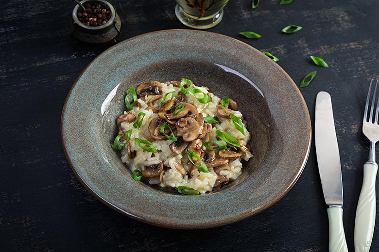 Risotto mit frischen Champignons