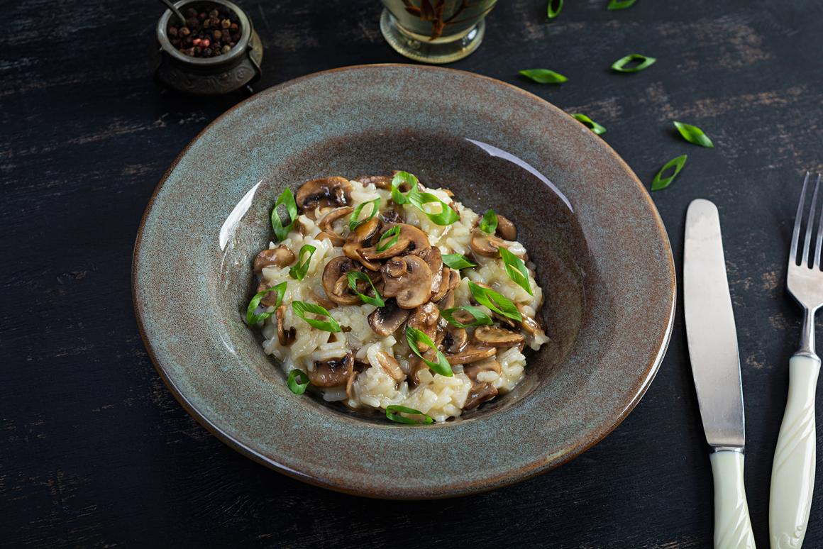 Risotto mit frischen Champignons