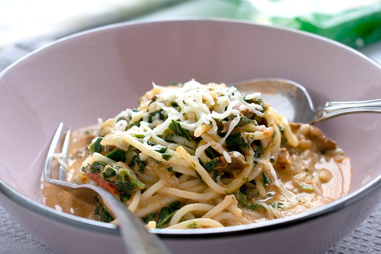 Hackfleisch-Mangold-Pfanne