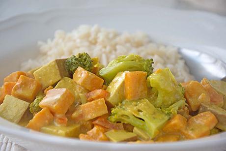 Tofu-Gemüsecurry