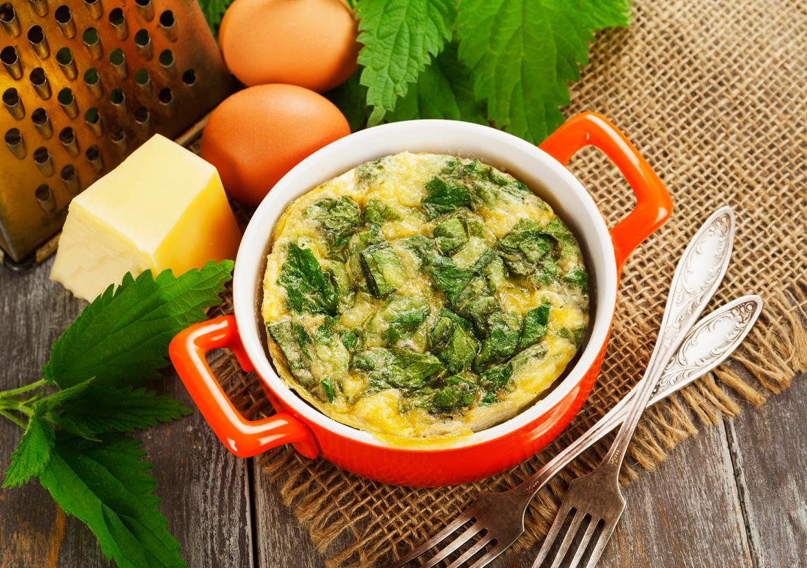 Brennnessel-Omelette