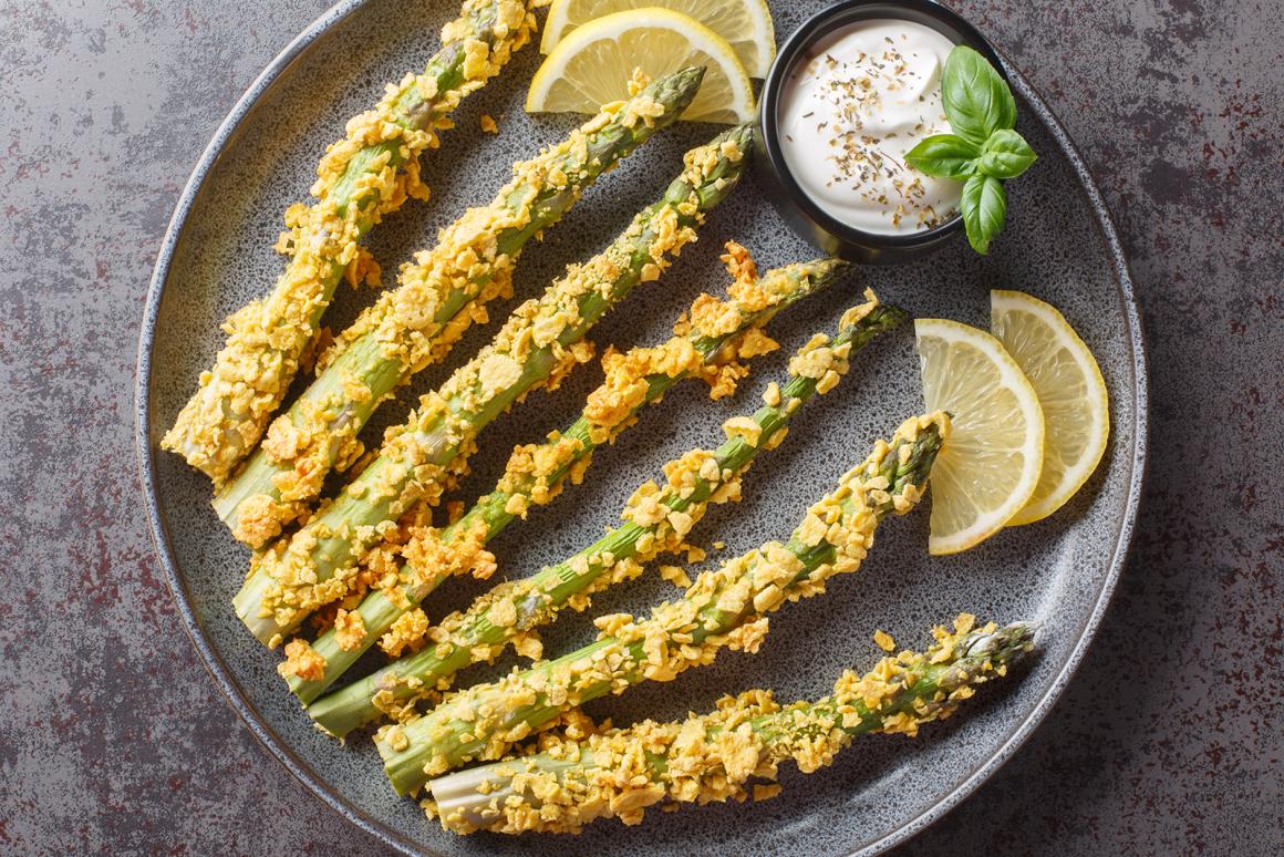 Spargel-Pommes mit Parmesan