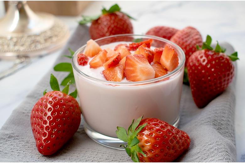 Erdbeermousse mit Agar Agar