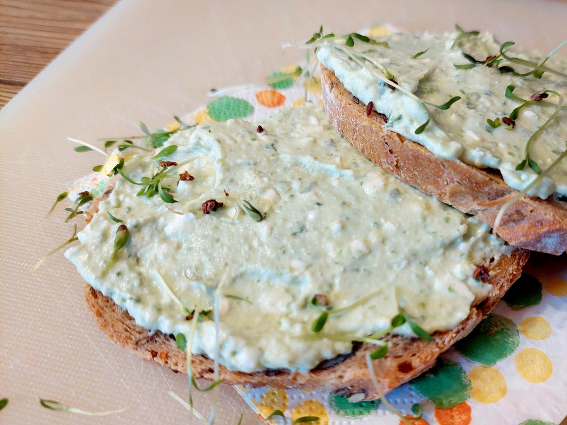 Bärlauchaufstrich mit Frischkäse