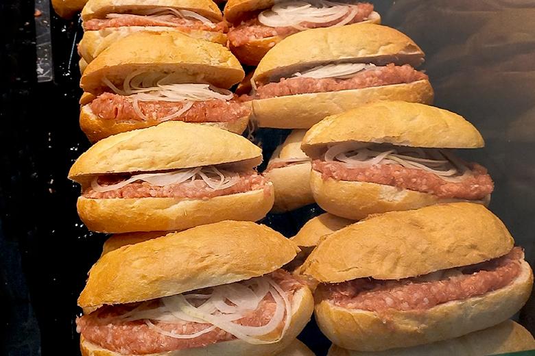 Hackfleisch-Weggli