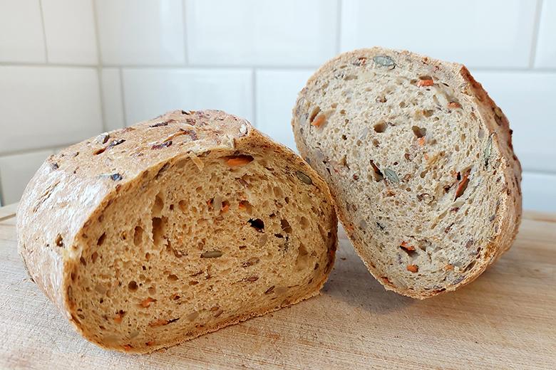 Rüeblibrot mit Kürbiskernen