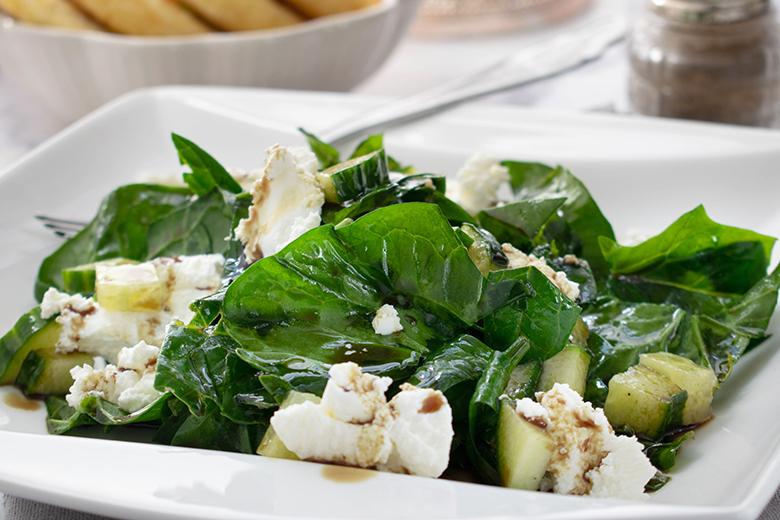 Gurken-Spinat-Salat