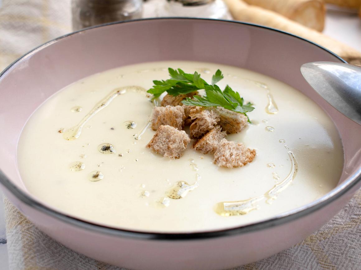 Pastinaken-Birnensuppe