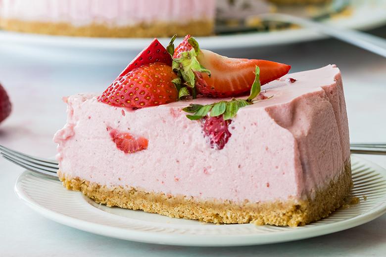 Erdbeer-Käsekuchen ohne Backen