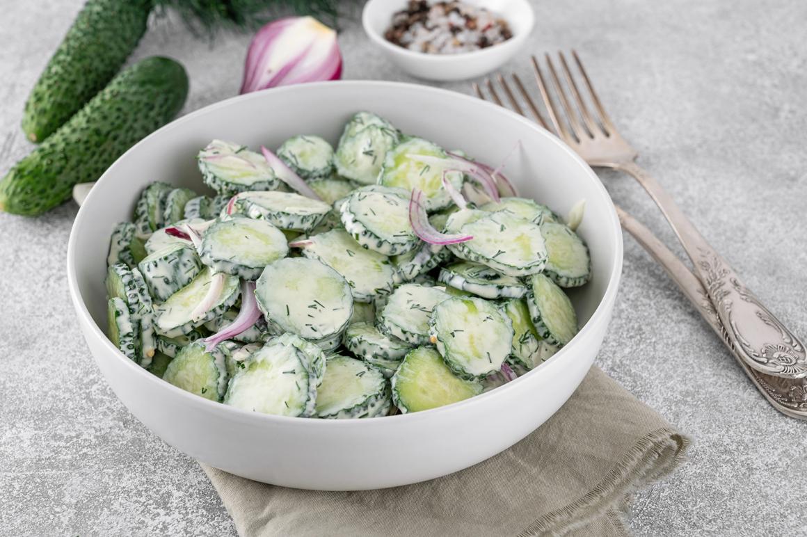 Feiner Gurkensalat