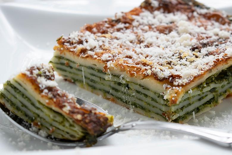 Spinatlasagne mit Rahmspinat
