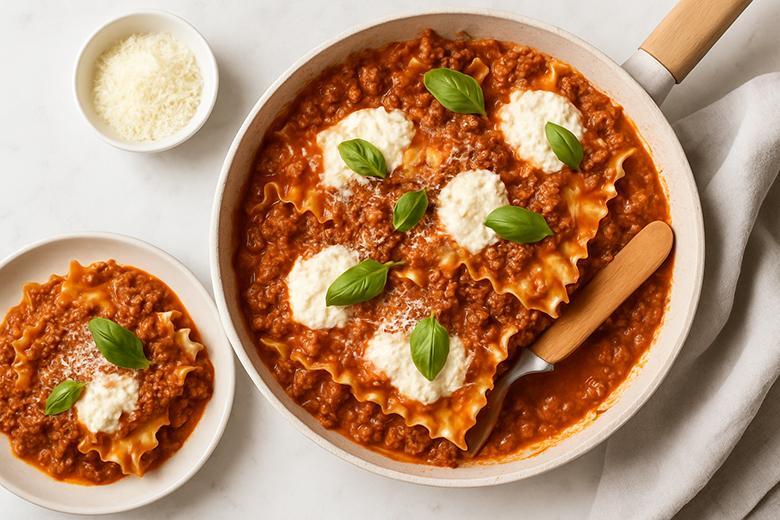 Pfannen-Lasagne