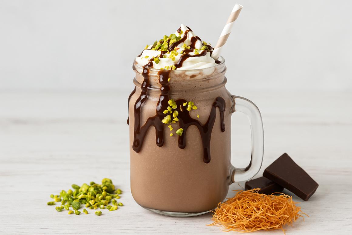 Dubai-Schokoladen-Milchshake
