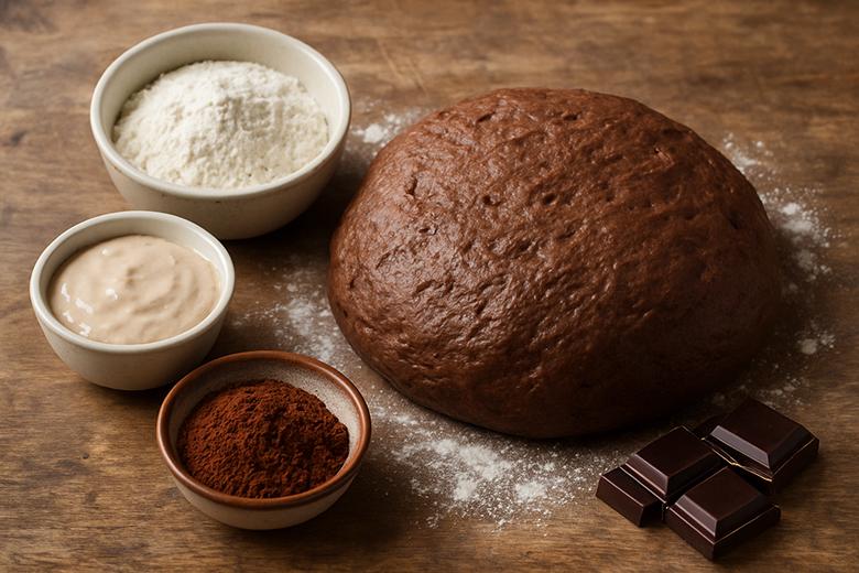 Grundrezept Schokoladen-Sauerteig