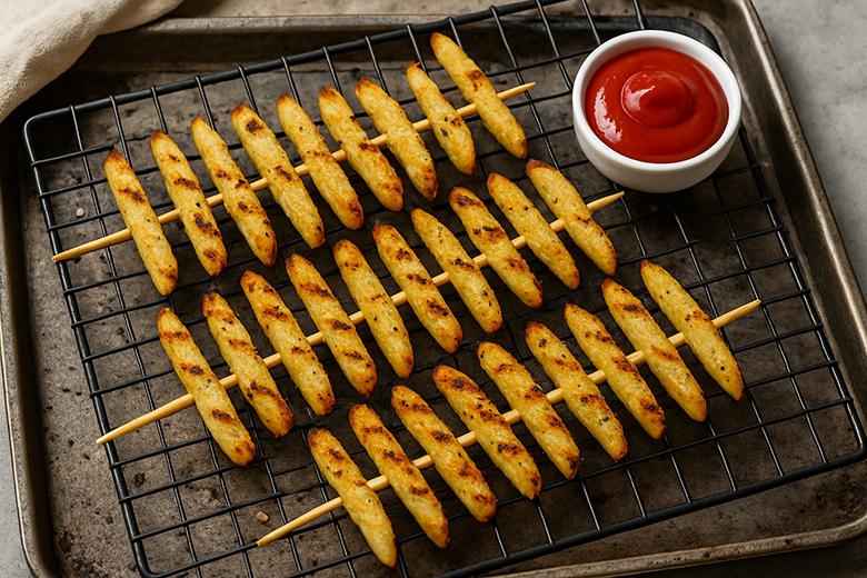 Pommes-Spiesse vom Grill