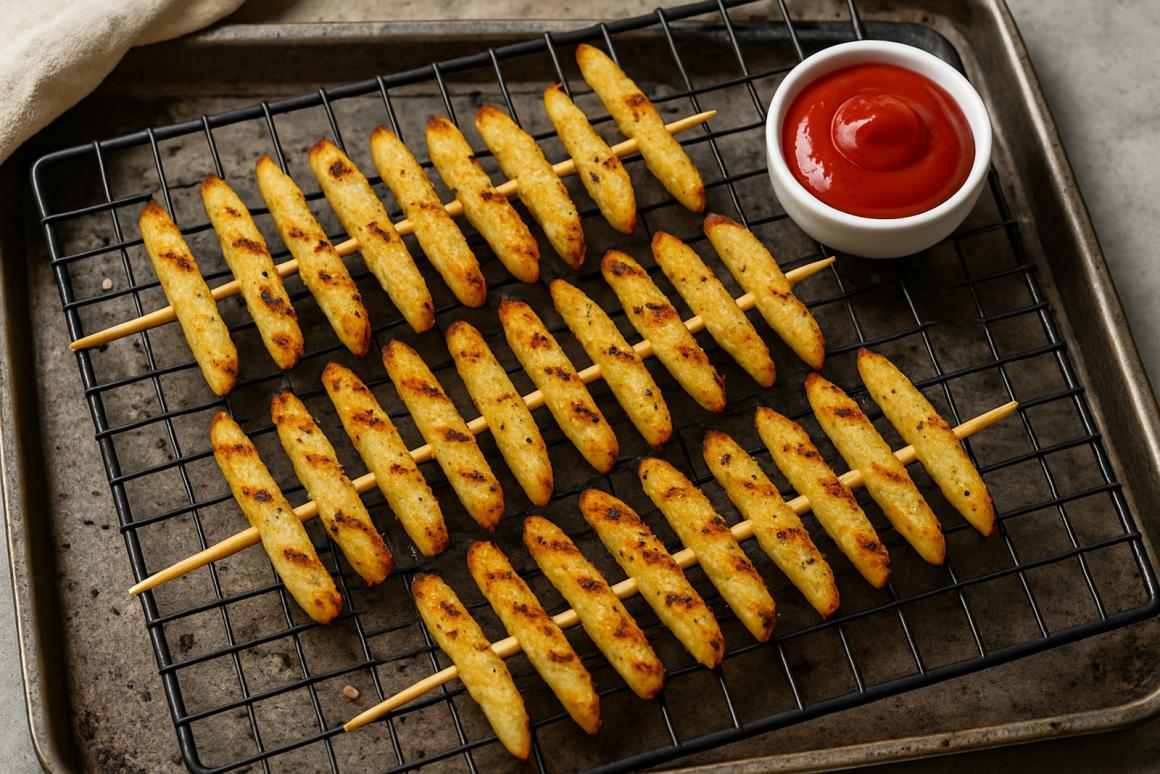 Pommes-Spiesse vom Grill