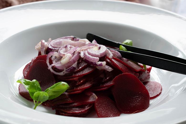 Randensalat an Himbeeressig