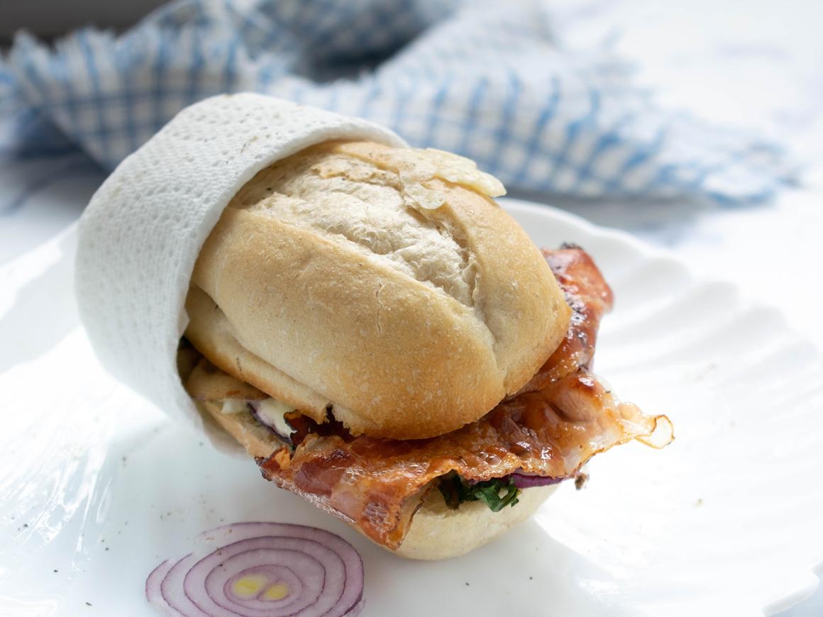 Gefülltes Mini-Baguette