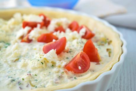 Tomaten-Feta-Quiche
