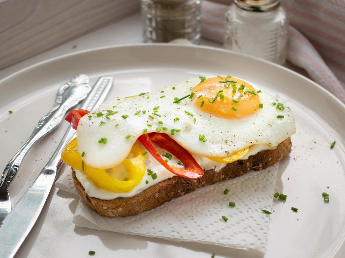 Strammer Max mit Gemüse