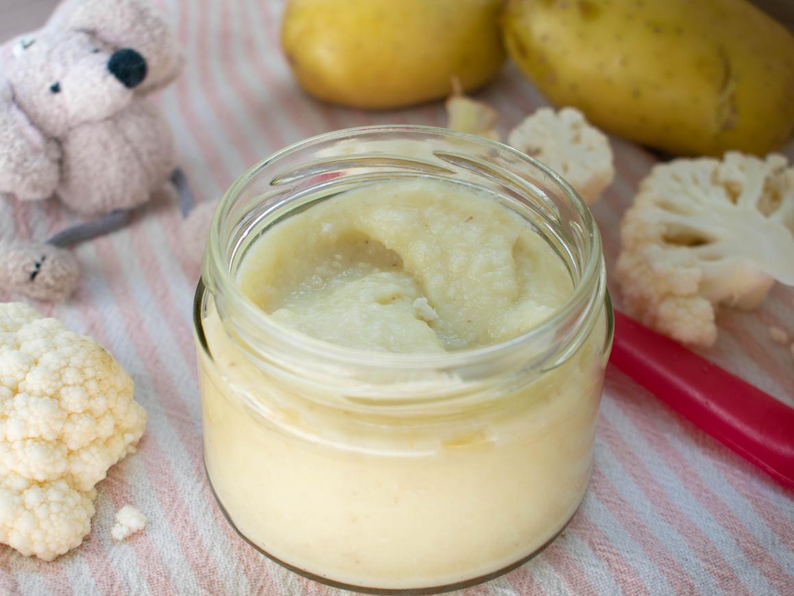 Baby-Brei mit Blumenkohl und Kartoffeln