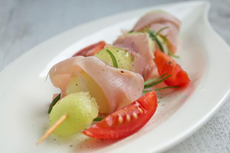Rosmarin Melonen Spiessli