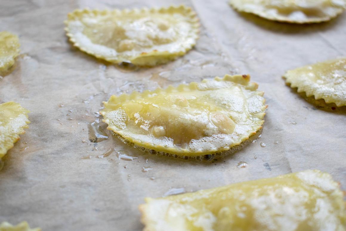 Kürbis-Täschli aus dem Ofen