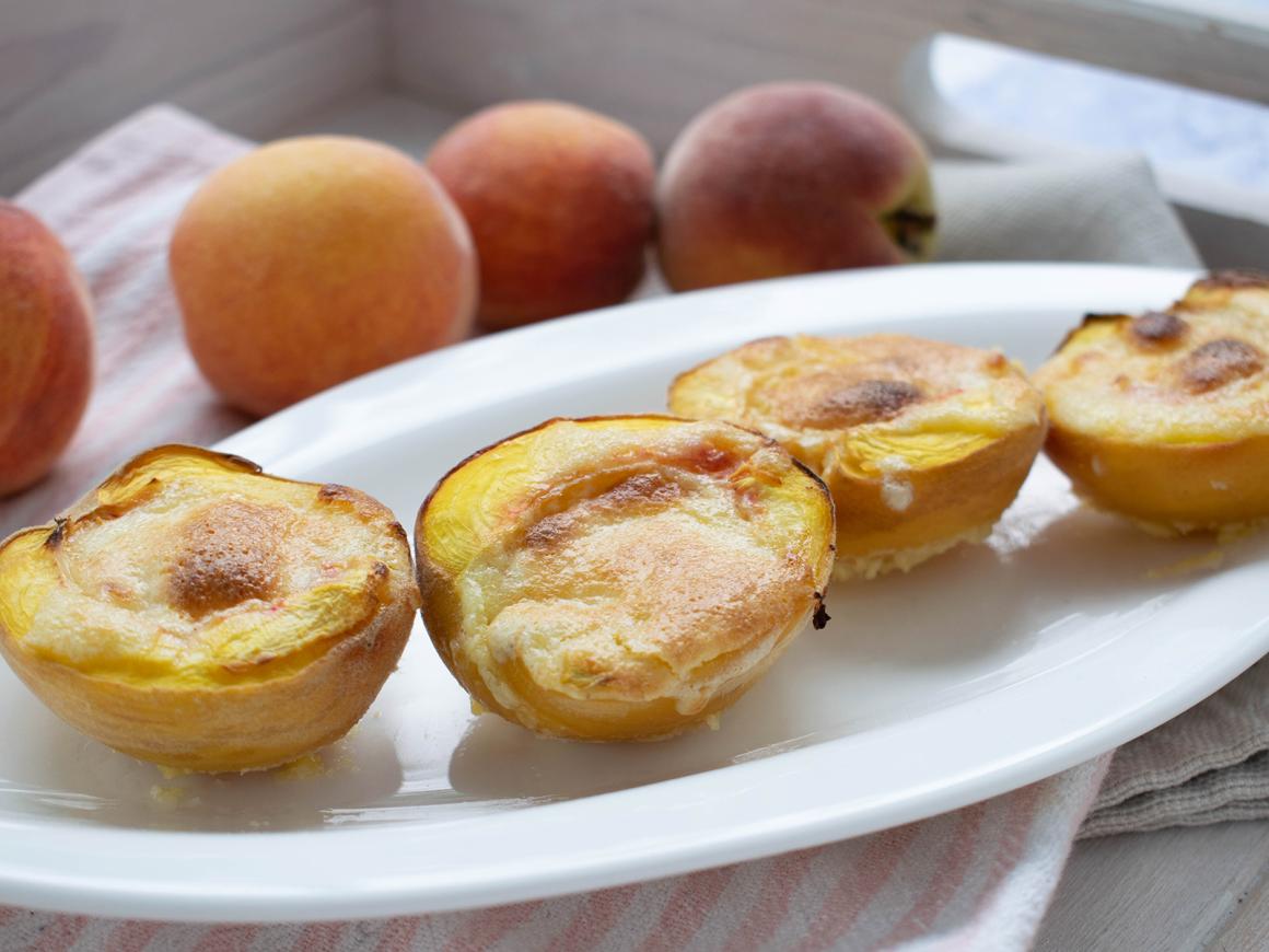 Gefüllte Pfirsiche