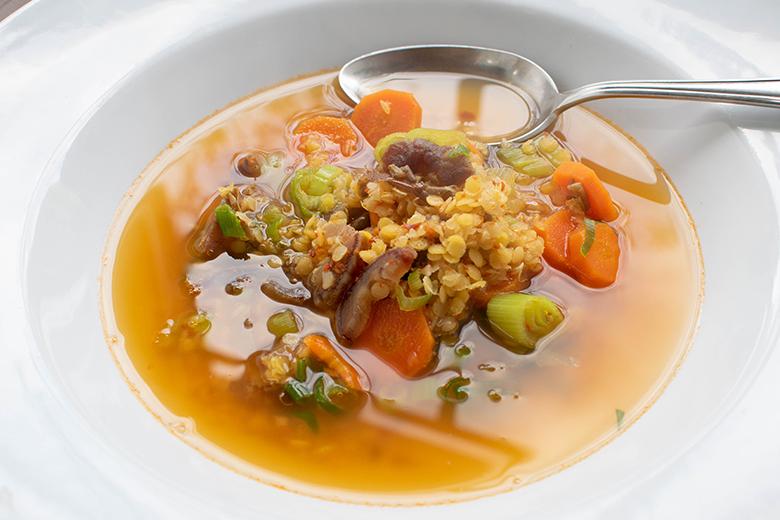 Orientalische Linsensuppe
