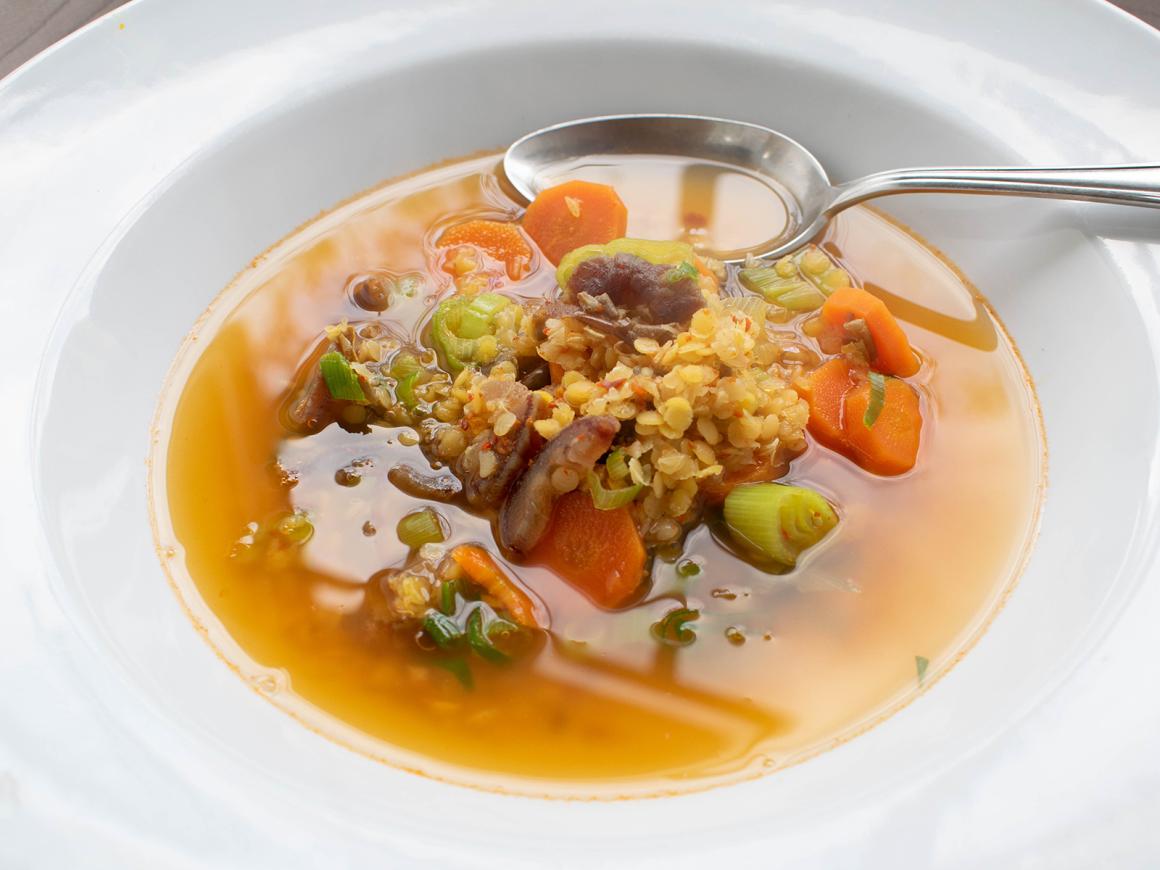 Orientalische Linsensuppe