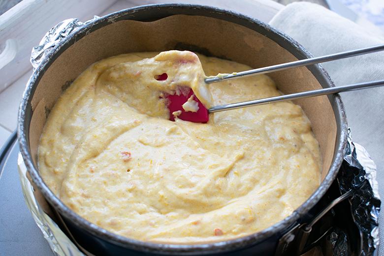 Kürbiskuchen mit Mandeln