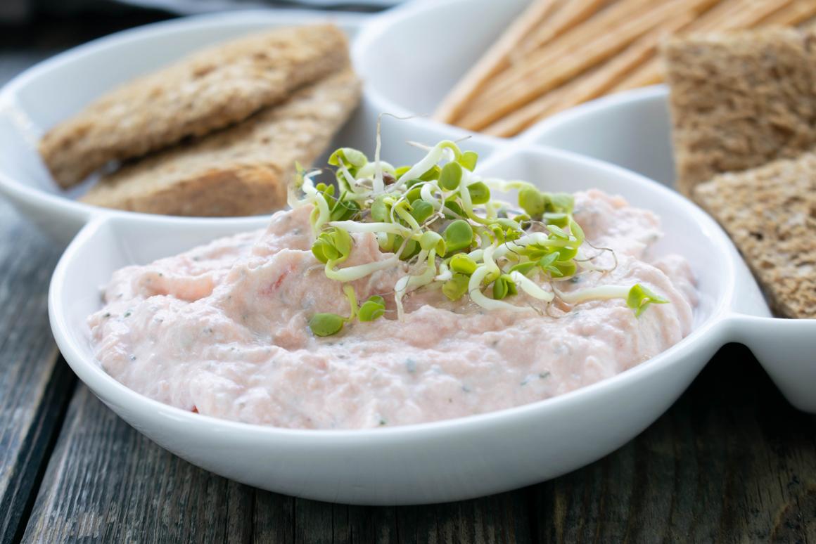 Lachs-Quark-Aufstrich