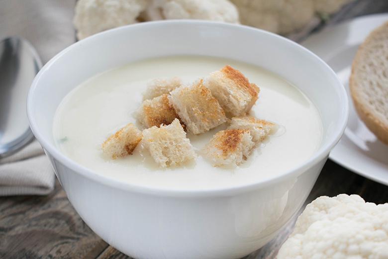 Blumenkohlsuppe mit Trüffel