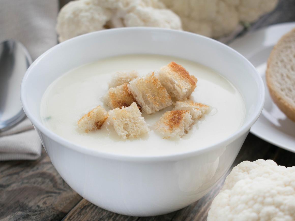 Blumenkohlsuppe mit Trüffel